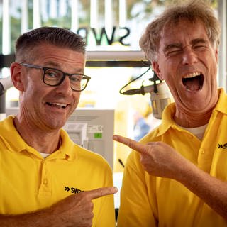 Frank Jenschar und Hanns Lohmann bei der Hitparade 2023 in Neuwied