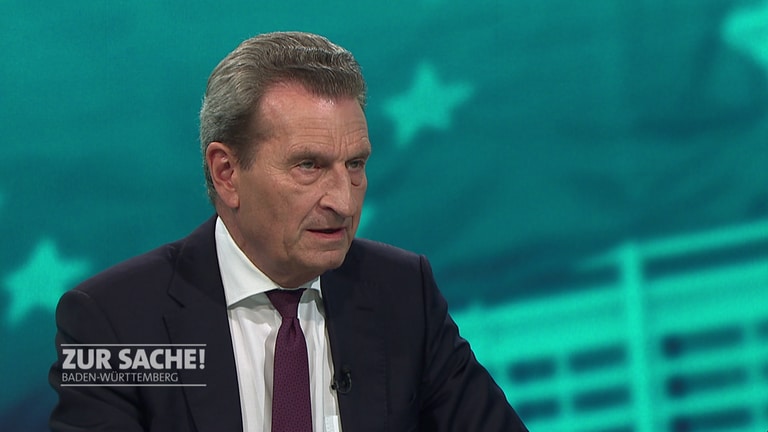 Günther Hermann Oettinger, ehemaliger Ministerpräsident Baden-Württembergs