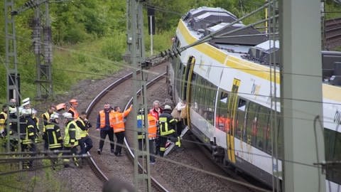 Plochingen: Zug muss auf freier Strecke evakuiert werden- Technischer Defekt (Foto: SDMG )