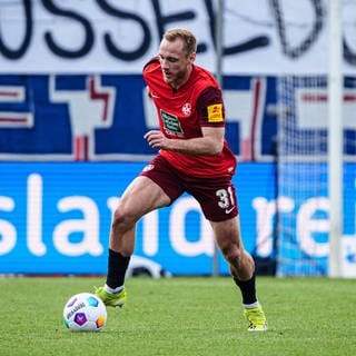 Ben Zolinski vom 1.FC Kaiserslautern im Sprint