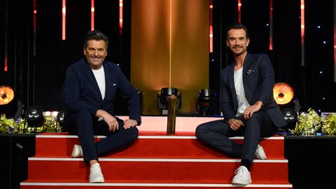 Thomas Anders bei den Schlagerchampions 2021, TV-Show mit Florian Silberseisen.