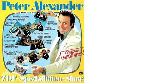 Plattencover von Entertainer Peter Alexander