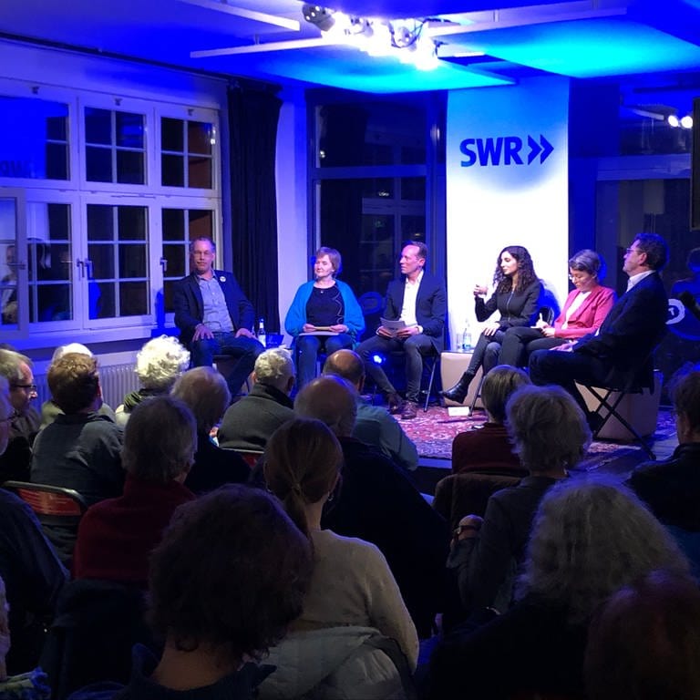 SWR Tacheles Talk im Landestheater Tübingen zum Ukrainekrieg
