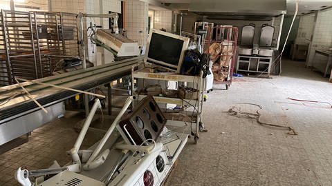 Das Krankenhaus in Trier-Ehrang wurde durch die Flut in großen Teilen zerstört.