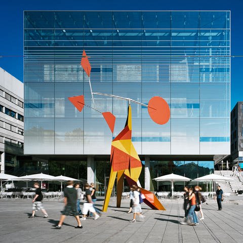 Architektur des Kunstmuseum in Stuttgart