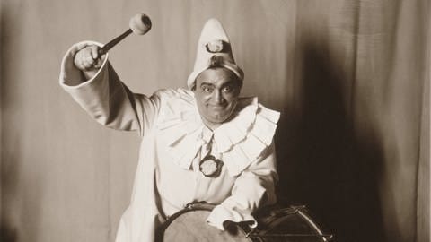 Enrico Caruso in der Rolle des Canio aus "Pagliacci"