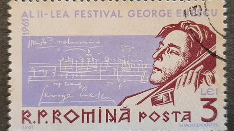 George Enescu Briefmarke