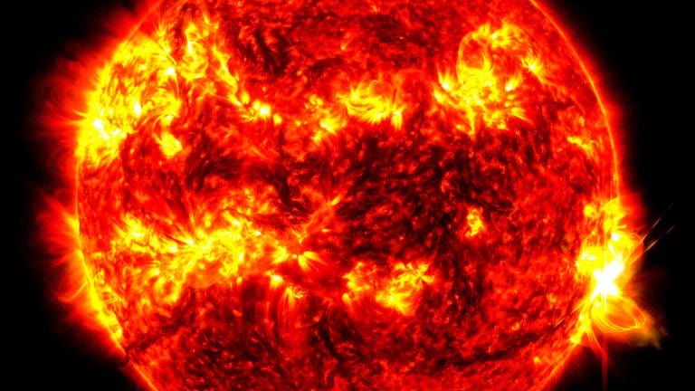 15. Mai: Die Sonne produzierte am Dienstag ihre größte Eruption seit fast zwei Jahrzehnten.