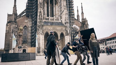 Dreharbeiten zum Film "Und ihr schaut alle zu" in der ARD Themenwoche 2022 "Wir gesucht"