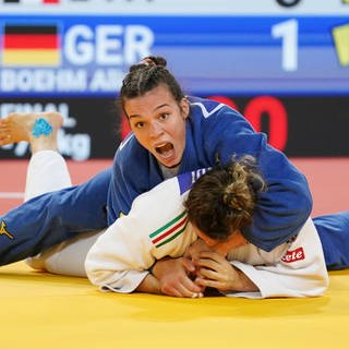 Judoka Alina Böhm (Foto: IMAGO, IMAGO / AFLOSPORT)