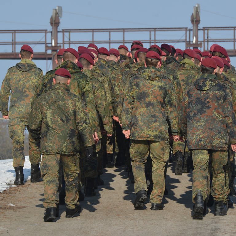 Soldaten des Kommandos Spezialkräfte (KSK) in Calw (Archivbild)