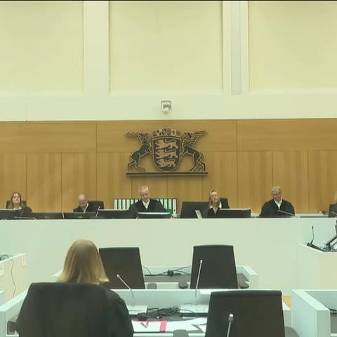 Gerichtssaal in Stuttgart