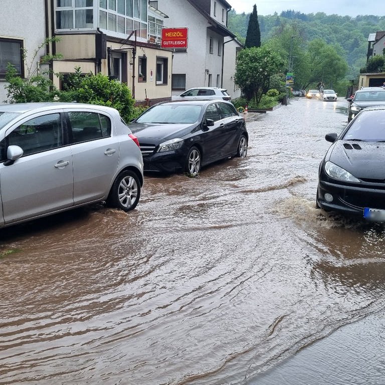 Überschwemmung Schriesheim