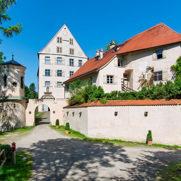 Außenansicht Schloss Achberg mit Amtshaus