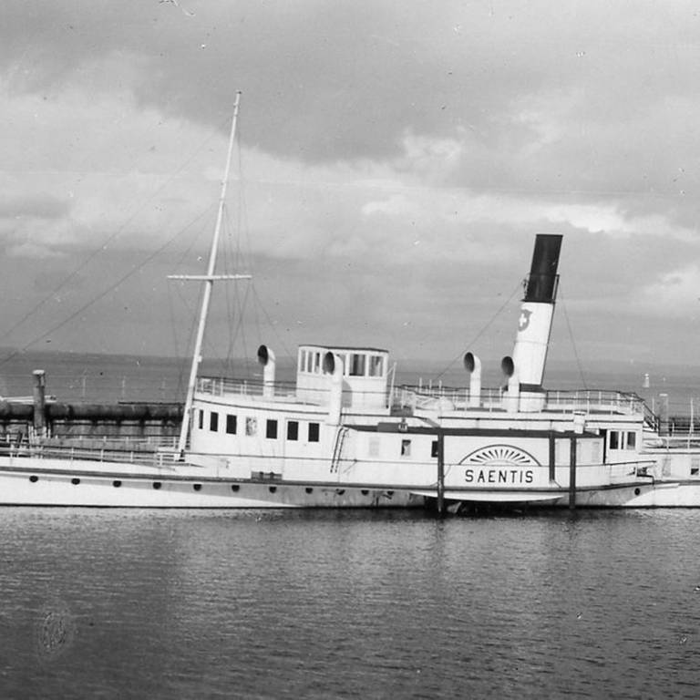 Das versenkte Dampfschiff Säntis (Foto: Pressestelle, SBS (Archivbild))