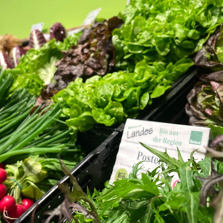Gemüse im Bio-Markt in Öhringen