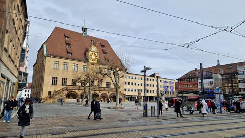 Symbolfoto. Marktplatz und Rathaus von Heilbronn. (Foto: SWR, Jürgen Härpfer)