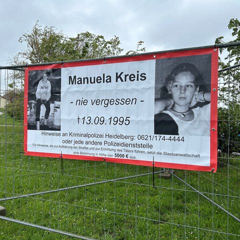 Plakat von der getöteten Manuela Kreis aus Siegelsbach (Foto: SWR)