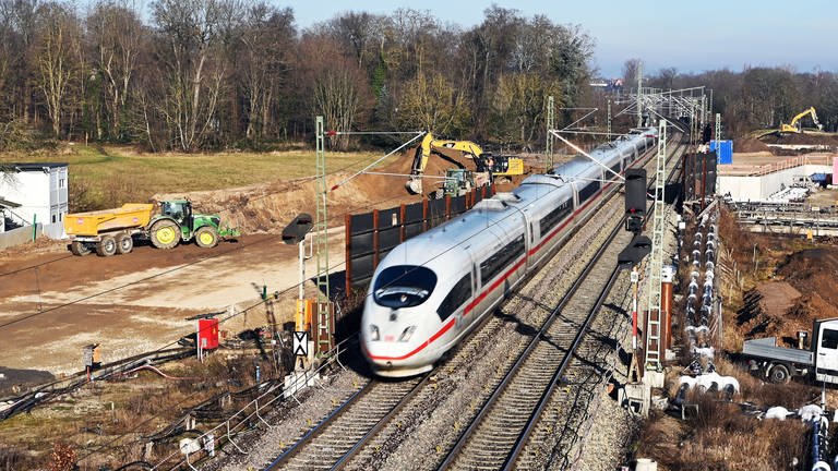 Die Rheintalbahn am Tunnel Rastatt wird verlegt