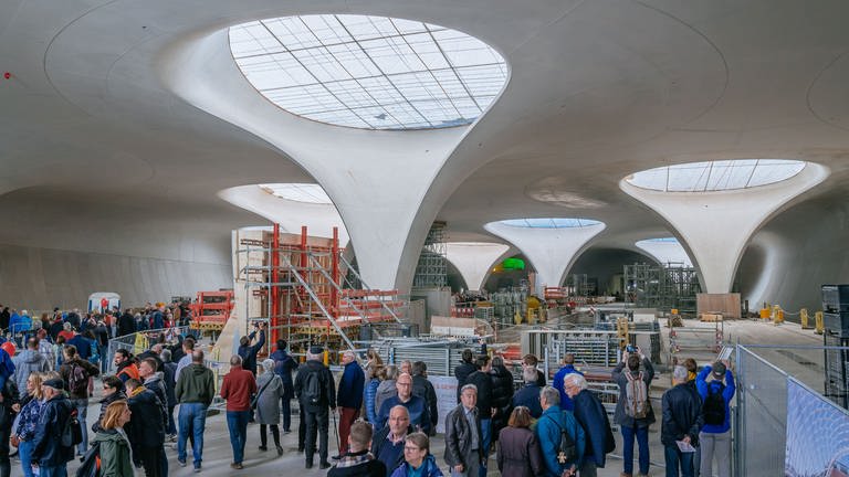 Tage der offenen Baustelle beim Tiefbahnhof Stuttgart 21 (Foto: Verein Bahnprojekt Stuttgart–Ulm e. V. / Thomas Niedermüller)