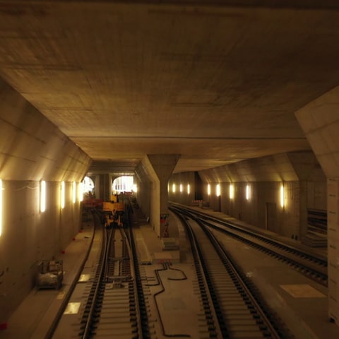 Knapp 60 Kilometer Tunnel gehören zum Projekt Stuttgart 21. (Foto: SWR)