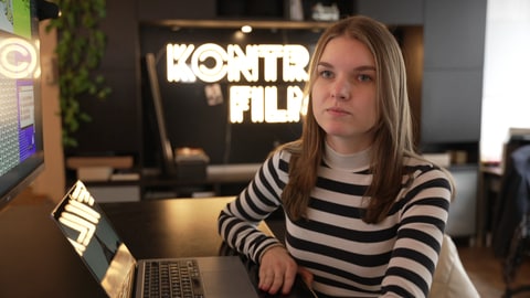 Lea Poos, 23, Werkstudentin bei der Mainzer Filmproduktionsfirma “Kontrastfilm"