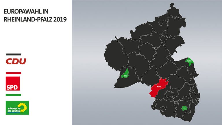Karte Europawahl Rheinland-Pfalz