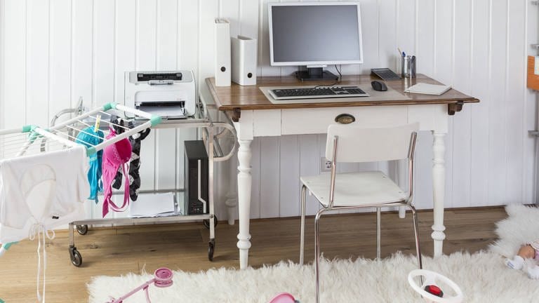 Messy home office property released