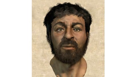 Computeranimierte Darstellung eines möglichen Porträts des historischen Jesus (BBC) (Foto: picture-alliance / Reportdienste, picture-alliance / dpa/dpaweb | Sally_Turner)