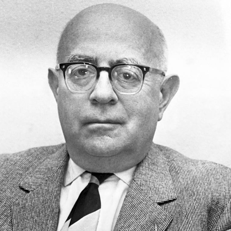 Der Philosoph, Musikkritiker und Soziologe Theodor W. Adorno (Foto: dpa Bildfunk, Peter Hillebrecht)