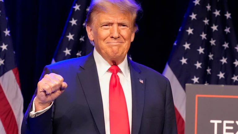Donald Trump, ehemaliger US-Präsident und Bewerber um die Präsidentschaftskandidatur der Republikaner