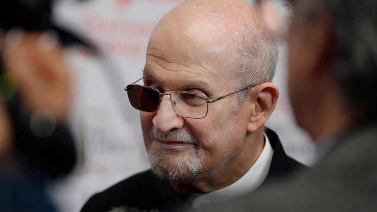 Salman Rushdie erhält den Friedenspreis des deutschen Buchhandels 2023 (Foto: IMAGO, IMAGO/UPI Photo)
