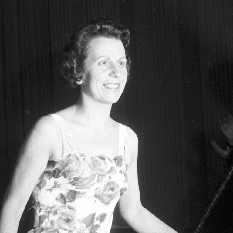 Maria Bergmann, Hauspianistin des SWF 1946-1982 (Foto: SWR, SWR/Castagne -)