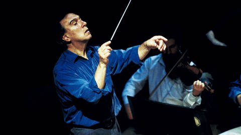 Claudio Abbado am Pult der Berliner Philharmoniker