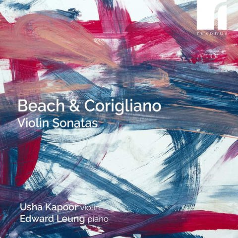 Amy Beach & John Corigliano: Violin Sonatas (Albumcover)