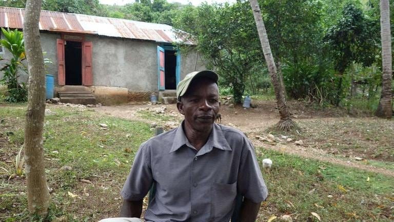 Joel Gaspard zählt zu den bessergestellten Bauern im Dorf Gentillotte Gouin. Er verwaltet auch den Solidaritätsfonds.