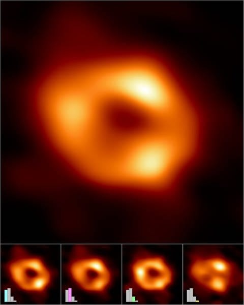 Erstes Bild des Schwarzes Lochs im Zentrum unserer Michstraße.