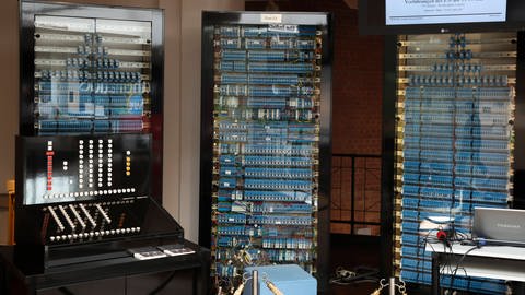 Nachbau des weltweit ersten Computers Z3 von Konrad Zuse. (Foto: IMAGO, IMAGO / Eventpress)