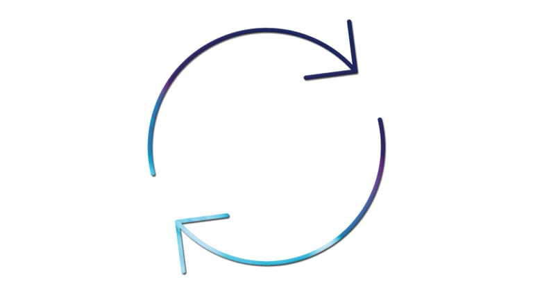Kreislauf als Piktogramm