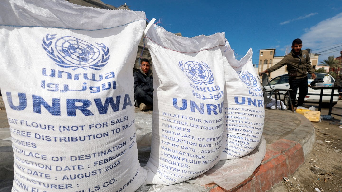 Hilfslieferungen des Palästinenserhilfswerks UNRWA (Foto: REUTERS)
