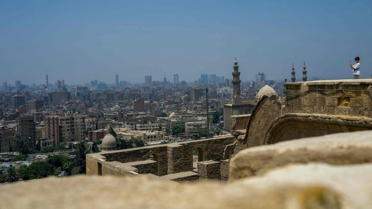 Blick von der Zitadelle in Kairo.