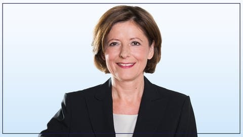 Malu Dreyer, Spitzen·kandidatin von der Partei SPD. (Foto: Pressestelle, SPD Rheinland-Pfalz, Collage SWR)