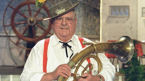 Karle Maurer aus Konstanz mit Tuba (Foto: SWR)