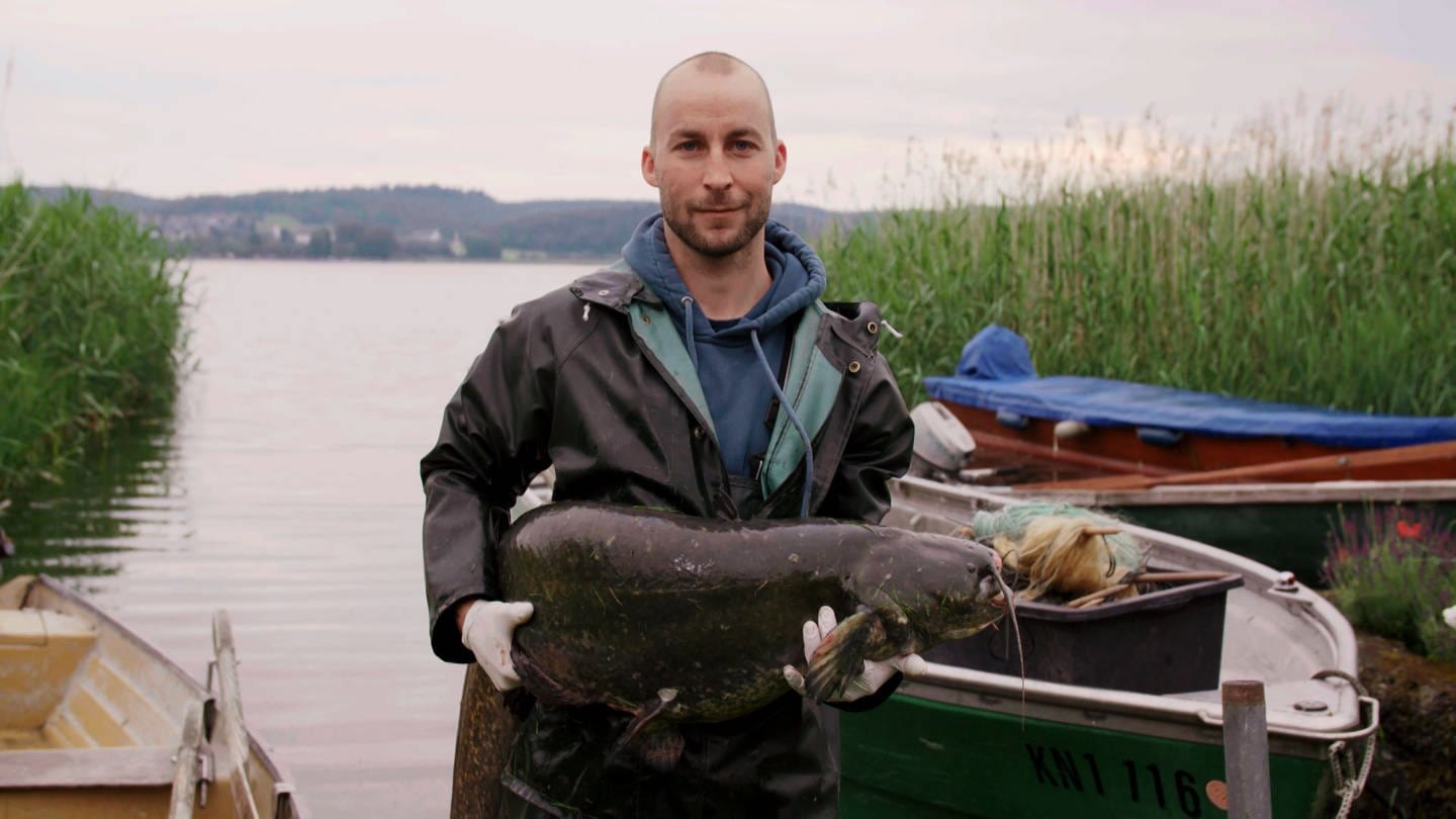 Urs ist einer der letzten jungen Fischer vom Bodensee (Foto: SWR)