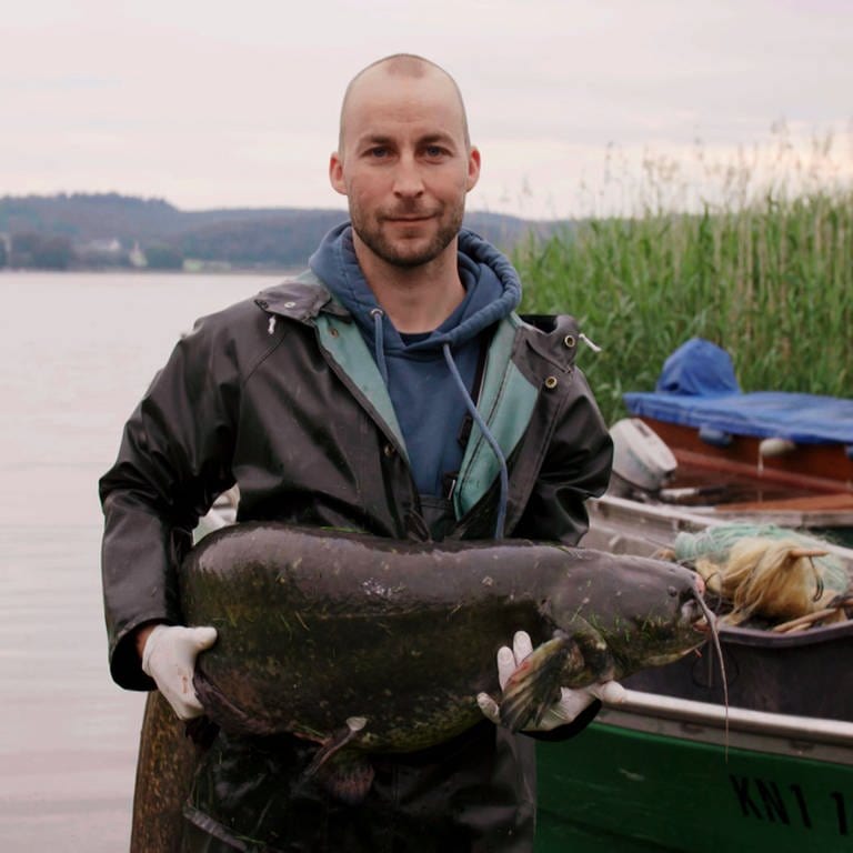 Urs ist einer der letzten jungen Fischer vom Bodensee (Foto: SWR)