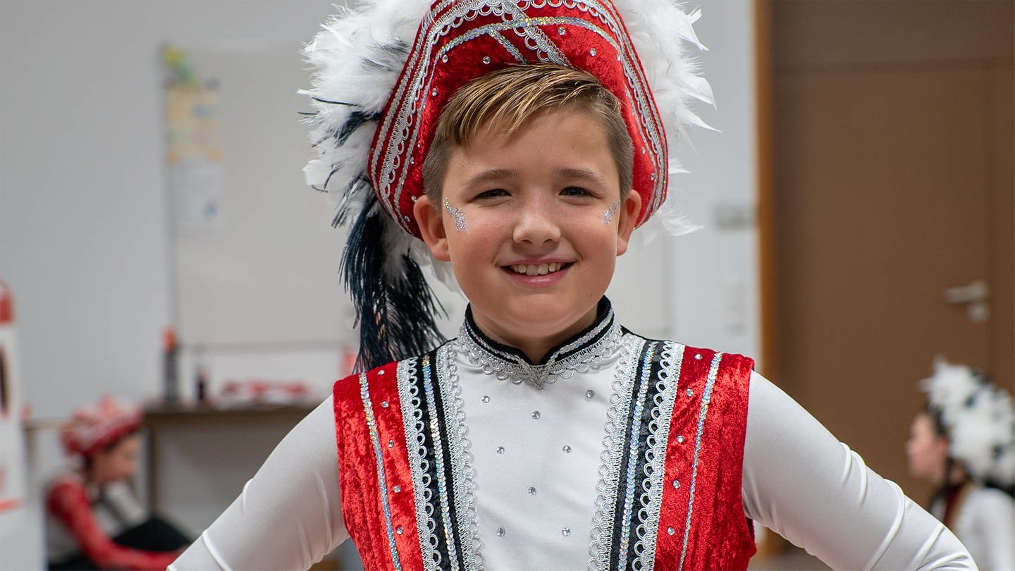 11-jähriger Tanzmajor Ben wünscht sich mehr Jungs im Gardetanz (Foto: SWR)