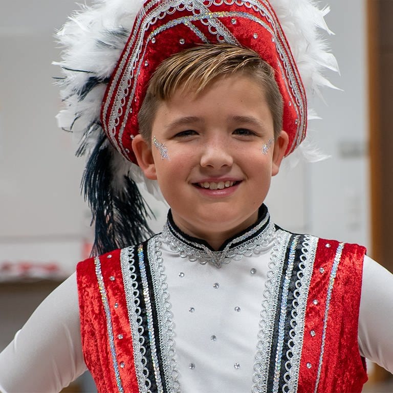 11-jähriger Tanzmajor Ben wünscht sich mehr Jungs im Gardetanz (Foto: SWR)