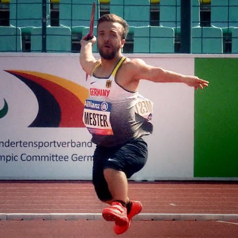 Mathias Mester ist Weltmeister im Speerwurf (Foto: SWR)