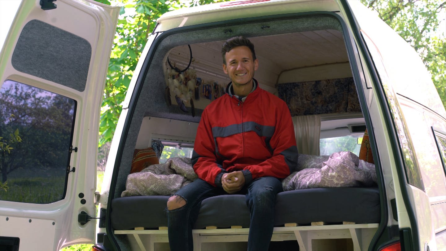 Matthias lebt im Camper Van (Foto: SWR)