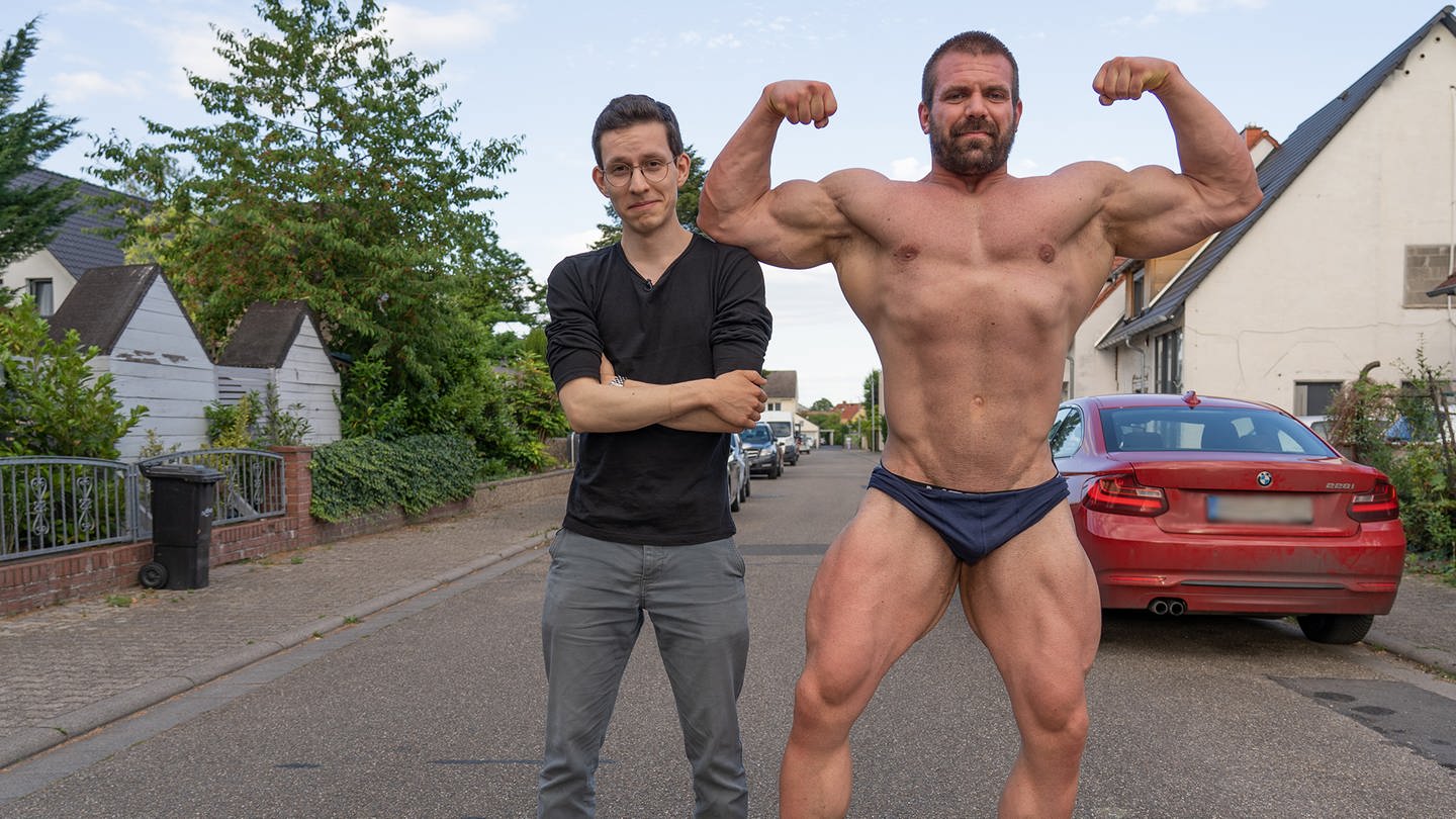 Andy, 29 Jahre alt, macht Bodybuilding (Foto: SWR)